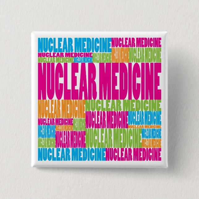 Bunte nukleare Medizin Button (Vorderseite)