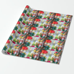 Bunte Nussknacker Geschenkpapier