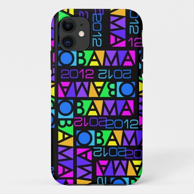 Bunte Obama iPhone 5 Case-Mate 2012 Case-Mate iPhone Hülle (Rückseite)