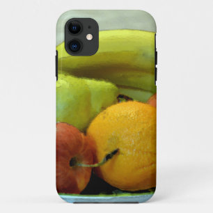 Bunte Obstschale, Orange, Apfel, Birne, Case-Mate iPhone Hülle