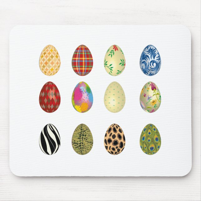 bunte Oster Eier Mousepad (Vorne)