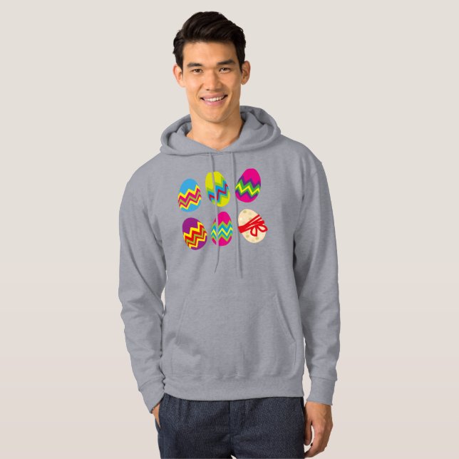 bunte Ostereier Hoodie (Vorne ganz)