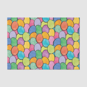 Bunte Ostereier Seidenpapier