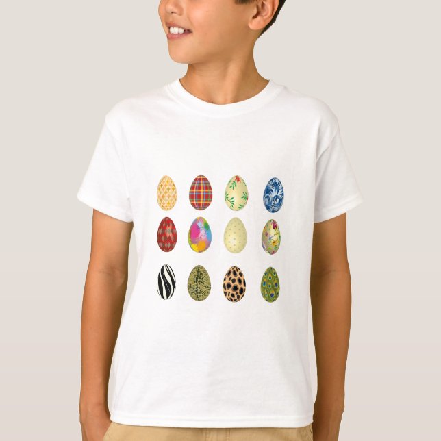 bunte Ostereier T-Shirt (Vorderseite)