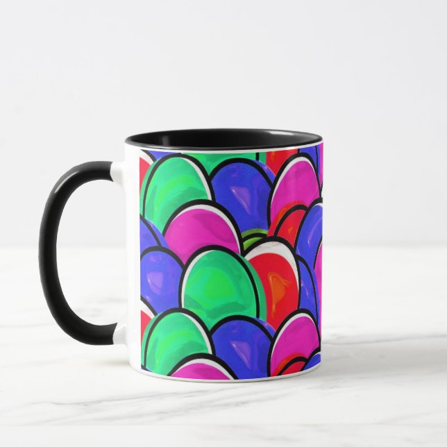 Bunte Ostern-Tasse Tasse (Links)