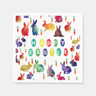 Bunte Osternpapierservietten Serviette