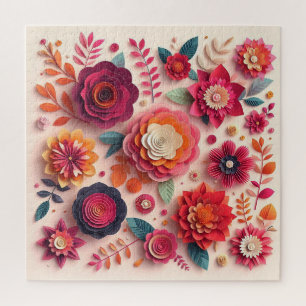 Bunte Papierblumen