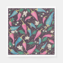 Bunte Party-Papier-Servietten