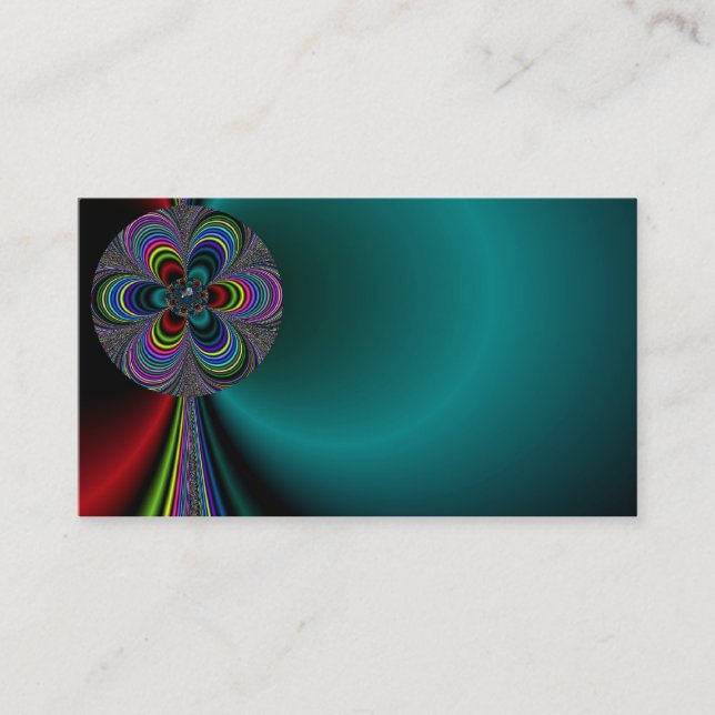 Bunte Pinwheel-Visitenkarte Visitenkarte (Vorderseite)