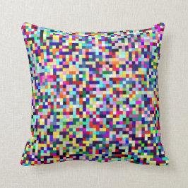 Bunte Pixel Kissen