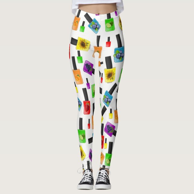 Bunte polnische Leggings (Vorderseite)