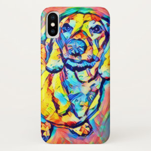 Bunte Pop-Kunst-Dackel Case-Mate iPhone Hülle