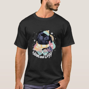 Bunte Pug-Hund Kunstvolle künstlerische Illustrati T-Shirt