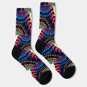 Bunte Punkte Mode Socken