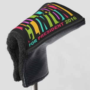 Bunte Putterabdeckung Hillary Clintons 2016 Golf Headcover