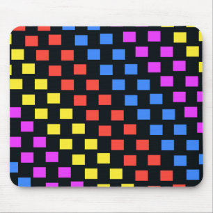 Bunte Quadrate Mousepad