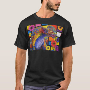 Bunte Rahu riecht Blume T-Shirt