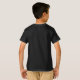 Bunte Regenbogen-Drache-Schule T-Shirt (Schwarz voll)