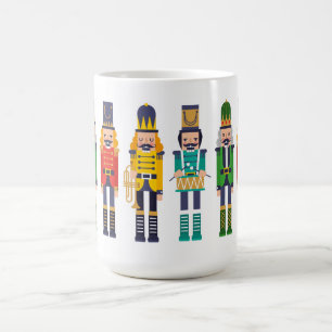 Bunte Reihe moderner Nussknacker Kaffeetasse