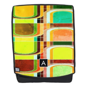 Bunte Retro-Inspiration Rucksack