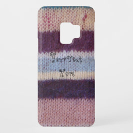 bunte Retro-Stripes aus Strickwaren aus Gewirken iPhone 16 Hülle