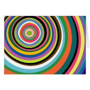 Bunte Ring-Karte