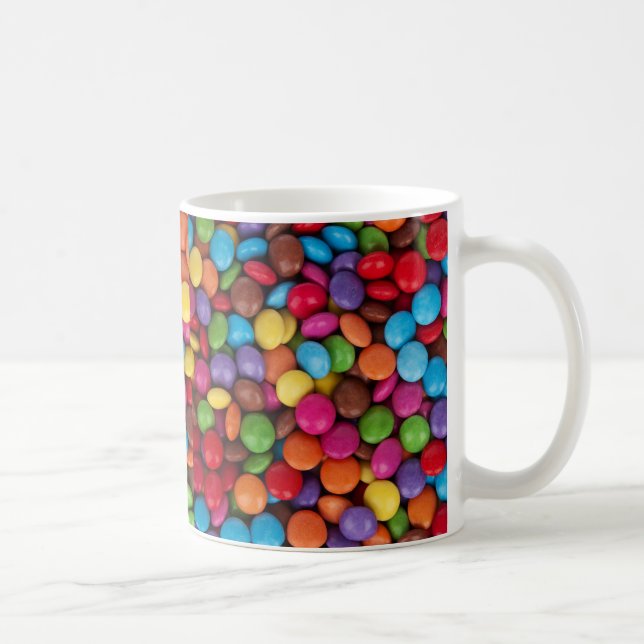 Bunte runde Schokoladen-Süßigkeits-Süßigkeiten Kaffeetasse (Rechts)