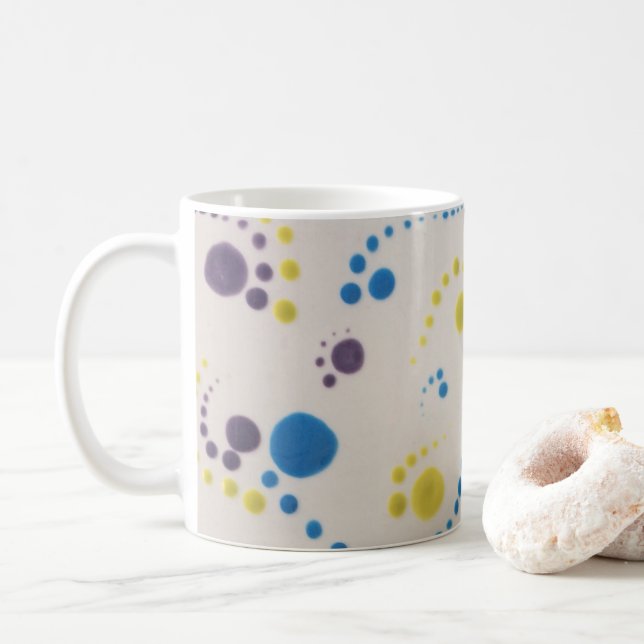 Bunte Schale für Kaffee oder Tee Kaffeetasse (Mit Donut)