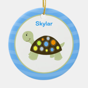 Bunte Schildkröte kundengebundene Verzierung - Keramik Ornament