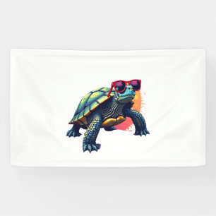 Bunte Schildkröte Schildkröten-Outfit Männer Schil Banner