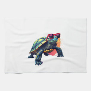 Bunte Schildkröte Schildkröten-Outfit Männer Schil Geschirrtuch