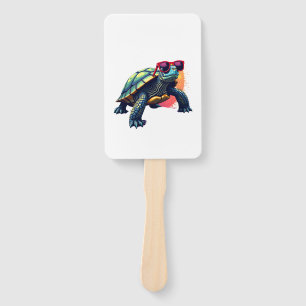 Bunte Schildkröte Turtle Outfit Männer Schildkröte Fächer