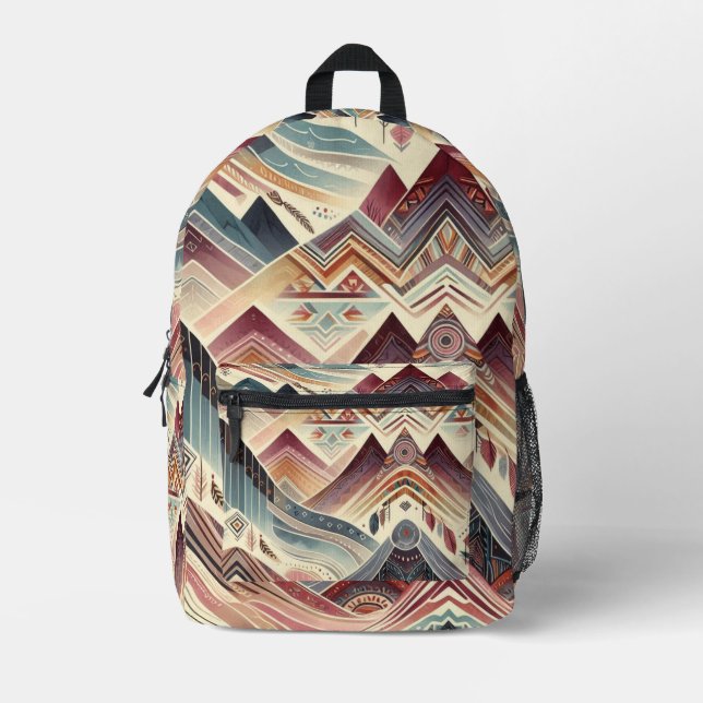Bunte Schluchten Bedruckter Rucksack (Vorderseite)