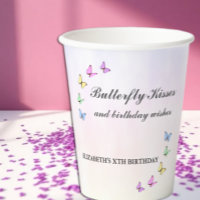 Bunte Schmetterlinge zum Geburtstag