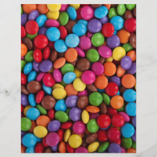Bunte Schokoladenbonbons Flyer