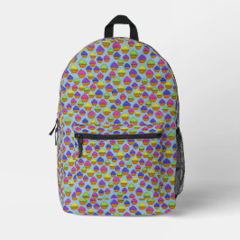 Bunte Segelboote Bedruckter Rucksack