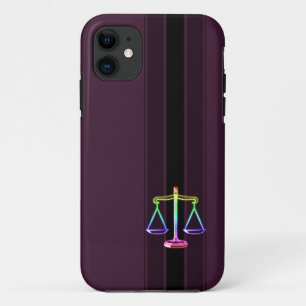 Bunte Skalen des Gesetzes der Gerechtigkeits- Case-Mate iPhone Hülle