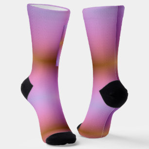 Bunte Socken mit einem Farbverlauf-Design