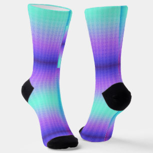 Bunte Socken mit einem Farbverlaufsmuster