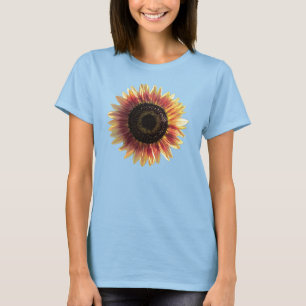 Bunte Sonnenblume T-Shirt