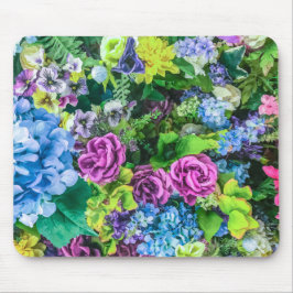 Bunte sortierte BlumenMausunterlage der grafik-| Mousepad