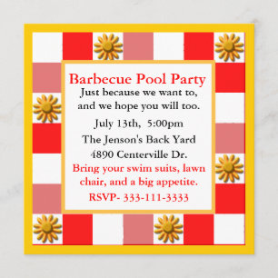 Bunte Spaß-Party Einladung