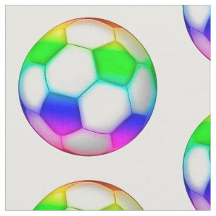 Bunte Sport-Geschenke des Fußball-Muster- Stoff