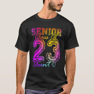 Bunte Stolze Tante Süßes Herz Absolvent Senior 202 T-Shirt