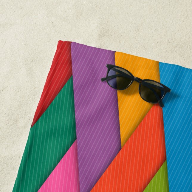 Bunte Strandtücher  (Beispiel)