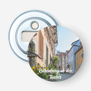 Bunte Straße in Rothenburg ob der Tauber Flaschenöffner
