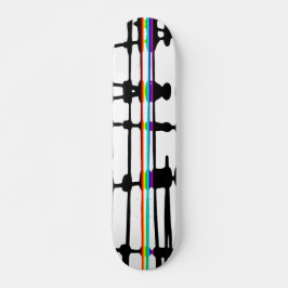 Bunte Streifen Skateboard