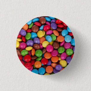 Bunte Süßigkeiten Button