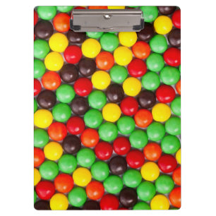 Bunte Süßigkeiten Klemmbrett