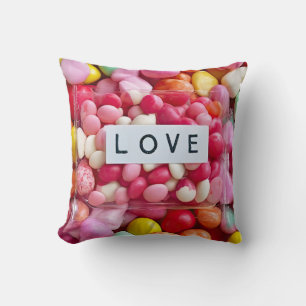 Bunte Süßigkeiten Liebes Hochzeitsfeier Geschenk Kissen